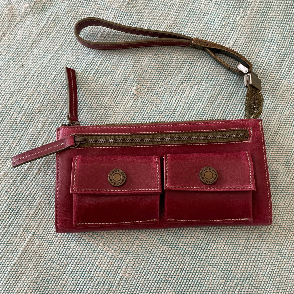 Matt & Nat Large Wristlet.